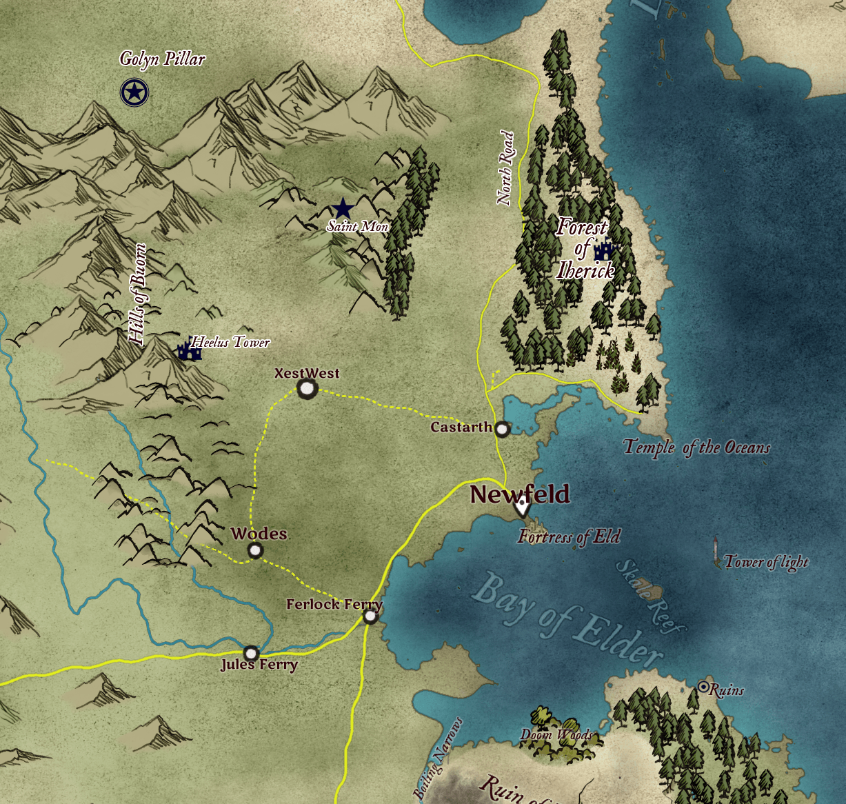 Latest Map of POL – Lands of Pol